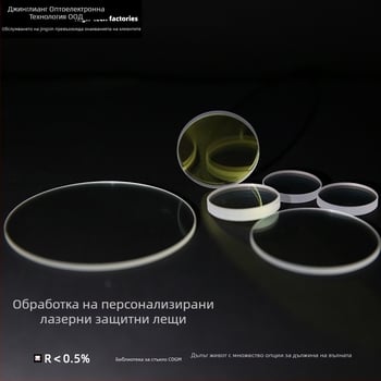 Оптично стъклена призма за лазерна защита с кварцов K9, двустранно антирефлексно покритие, модел prism-014, Jinhexin Optoelectronics