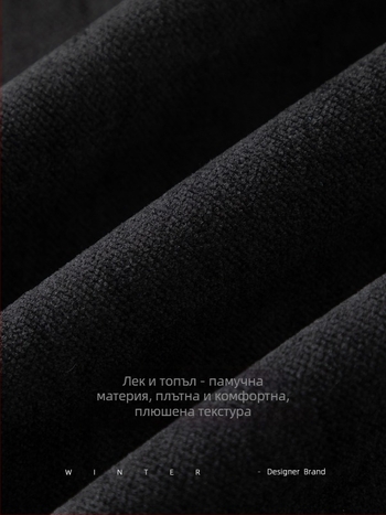 Xinge женска плетена пола от chenille, А-линия, средна дължина, едноцветна, есен-зима 2024, съдържание на еластан под 30%