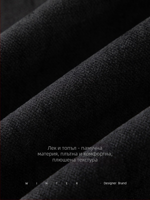 Xinge женска плетена пола от chenille, А-линия, средна дължина, едноцветна, есен-зима 2024, съдържание на еластан под 30%