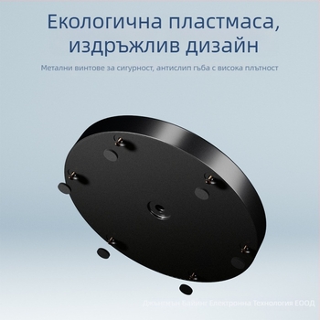 Baiying DZ02 Подова стойка за микрофон с дискова основа и поднос за нотни листове