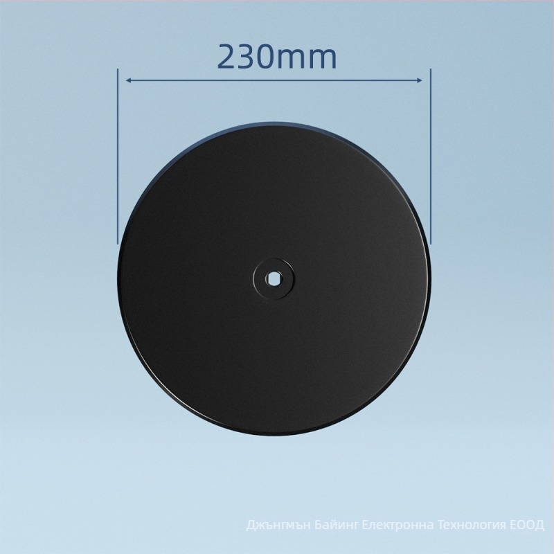 Baiying DZ02 Подова стойка за микрофон с дискова основа и поднос за нотни листове