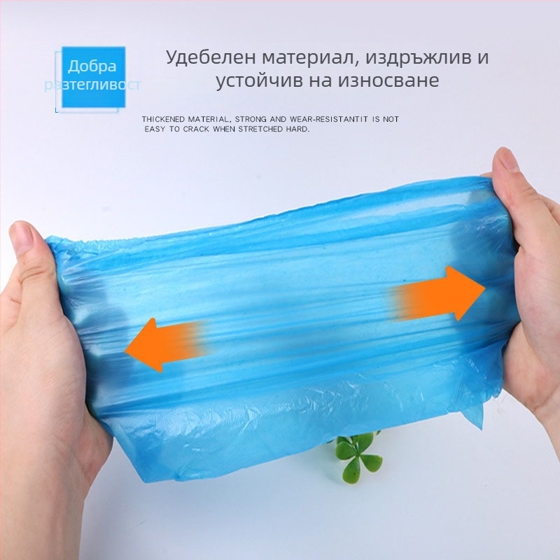 Еднократни водоустойчиви покривала за обувки, 100 броя, дебели, противохлъзгащи, PE пластмаса, за домашна употреба