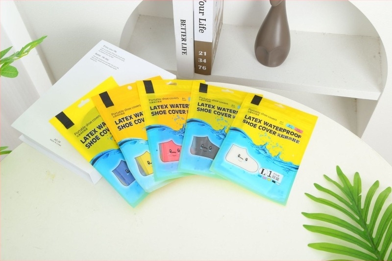 Латексови водоустойчиви покривала за обувки, противохлъзгащи се, удебелени и износоустойчиви за дъждовни ботуши