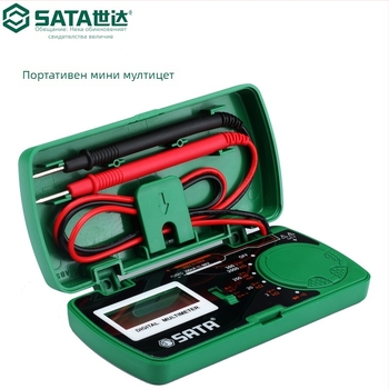 Sata DY03001 цифров кламп-метър – преносим мултиметър за домашна и индустриална поддръжка