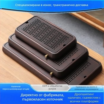Чайна тава и двойно използваема маса за чай, бамбук, Xie Gongzi Tea Set, модерен и прост стил, 1.5 кг
