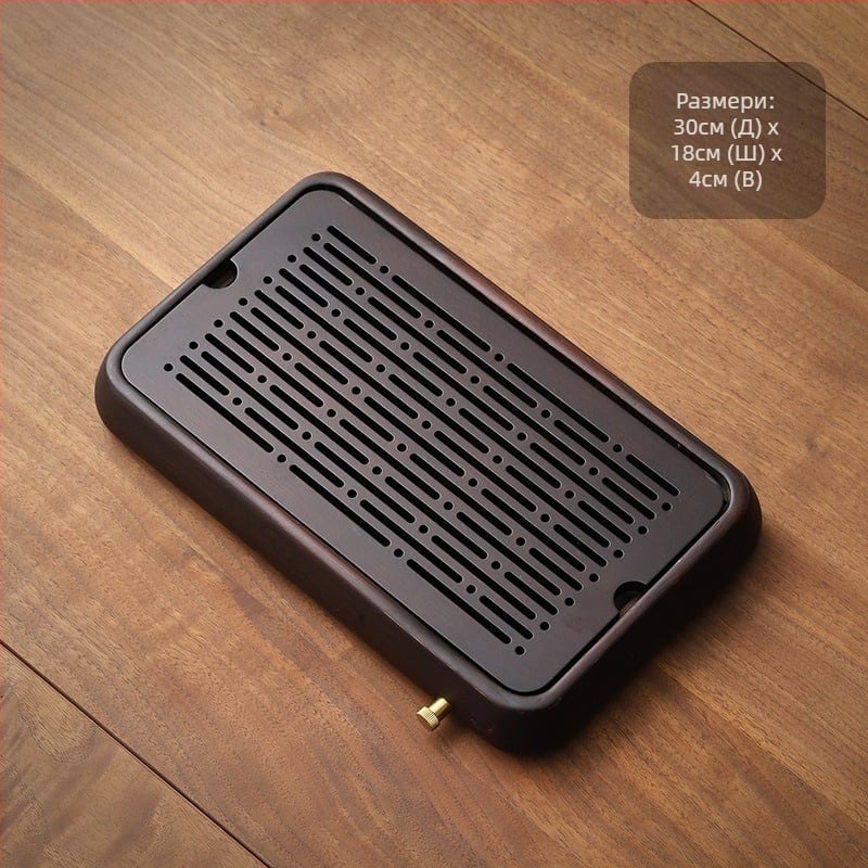 Чайна тава и двойно използваема маса за чай, бамбук, Xie Gongzi Tea Set, модерен и прост стил, 1.5 кг