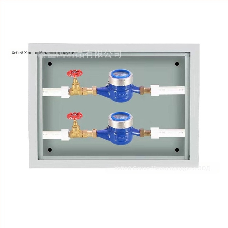 Водомерна кутия от 304 неръждаема стомана, дебел подсилен капак, монтаж на повърхността или скрит, хоризонтално или вертикално, за външно ползване