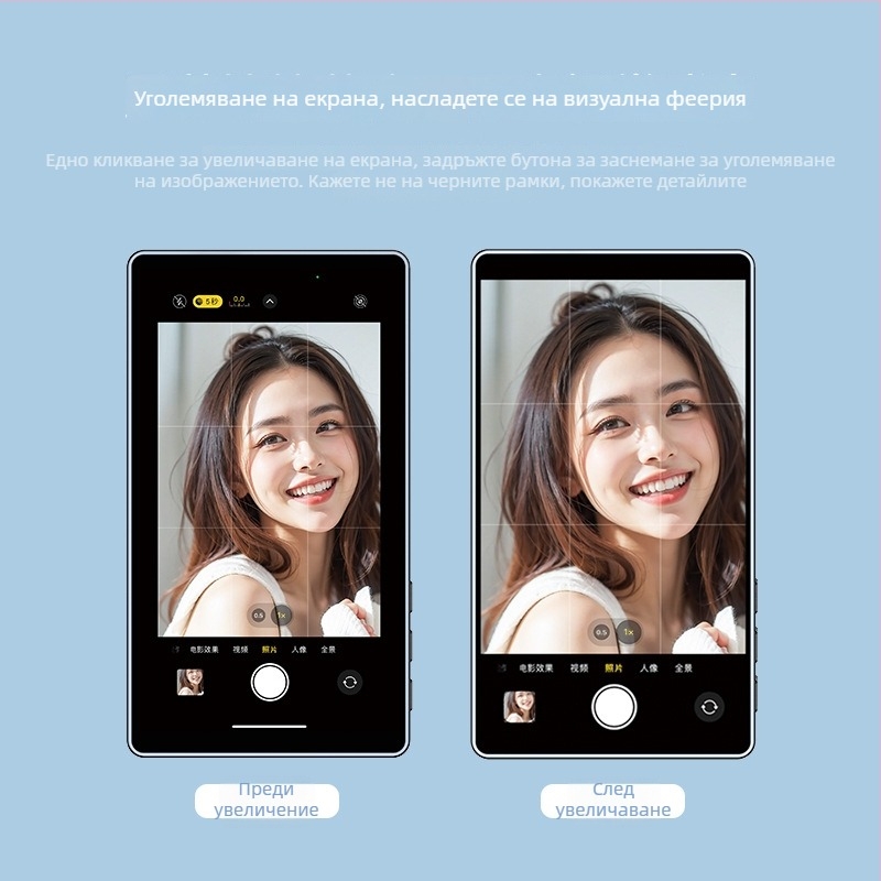 Селфи дисплей CP5 Lite – Мгновено свързване с едно докосване, Дистанционно снимане (Макс. товар 2–5 кг; Тегло 123 г)