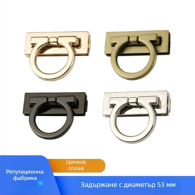 Метален заключващ механизъм за багаж, mortise lock; сплавен материал, марка Meters, полирана повърхност, серия Mortise lock