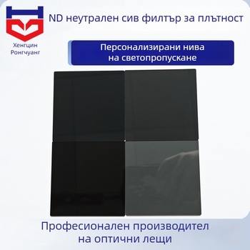 ND филтър ND2–ND256, оптично стъкло, Hengxin rongchuang Nd mirror