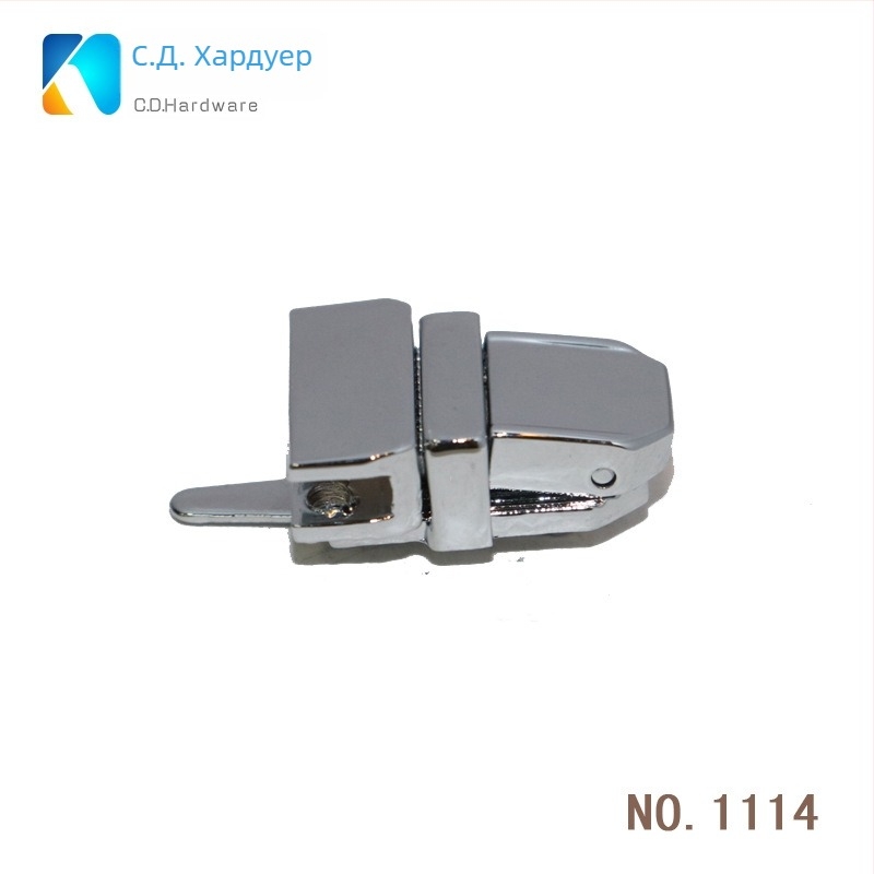 Багажна врезна брава — цинкова сплав, модел 1114, тегло 11 g, персонализация по заявка