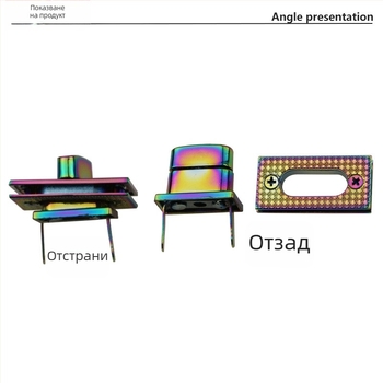 Правоъгълна завъртяща се ключалка за багаж – метални хардуерни аксесоари за багаж, модел Y1280