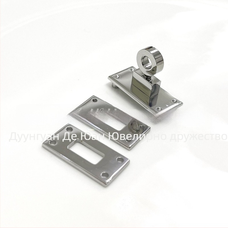 DYSP заключващ механизъм от неръждаема стомана за DIY кожени изделия – портфейли и държатели за карти; износоустойчив аксесоар за багаж с геометричен модел