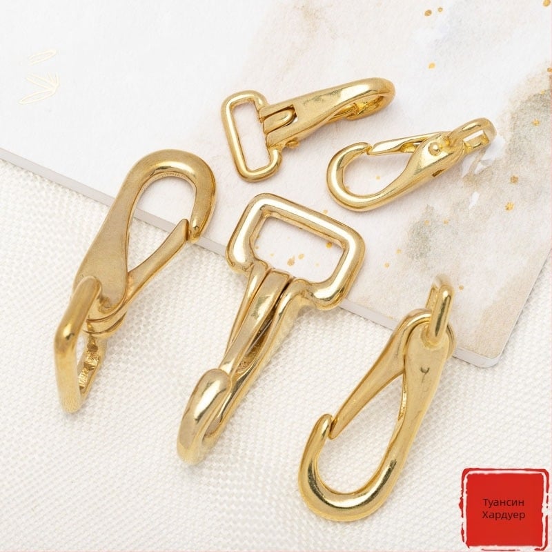 Tuoxin 01 – кука за чанта, латун, серия 56B, фиксирана катарама