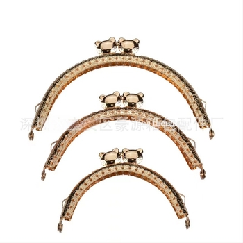 Рамка за портмоне с котешка глава, от желязо — аксесоари за чанти