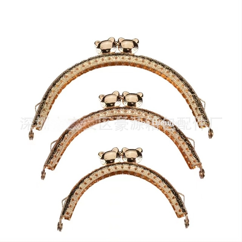 Рамка за портмоне с котешка глава, от желязо — аксесоари за чанти