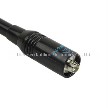 Антена NA-773 за Baofeng/Jianwu/Quansheng и други радиостанции, 50 Ом, обхват 136–174/400–470 MHz, телескопична дължина 11–41 cm, усилване 2.15