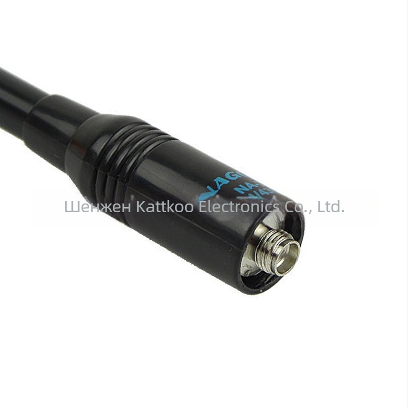 Антена NA-773 за Baofeng/Jianwu/Quansheng и други радиостанции, 50 Ом, обхват 136–174/400–470 MHz, телескопична дължина 11–41 cm, усилване 2.15