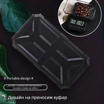 Нова преносима везна за кафе на ръка с автоматичен таймер, електронна везна, мини умна бар везна, джобен цифров дисплей