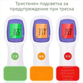 Медицински инфрачервен термометър за чело, ръчен за домашна употреба, инфрачервено измерване на температурата, одобрен Guangdong Machinery Note 20182070931