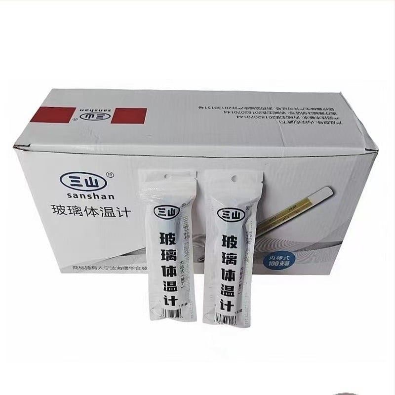 Стъклен термометър за подмишницата, марка Sanshan, модел Armpit, за домашна употреба