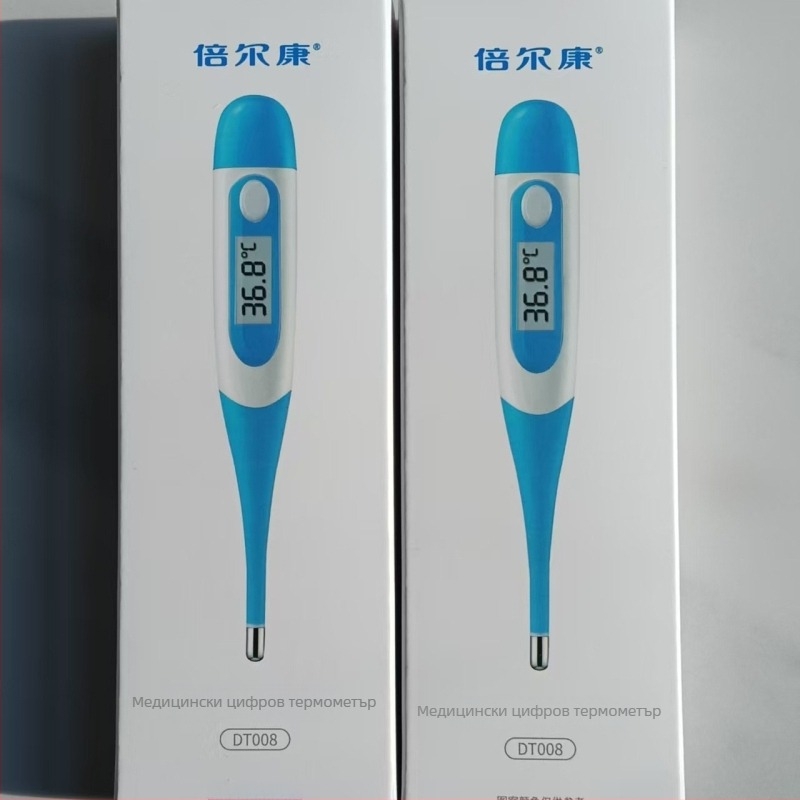 Beierkang медицински дигитален термометър с голям дисплей, висока прецизност, без живак, DT008