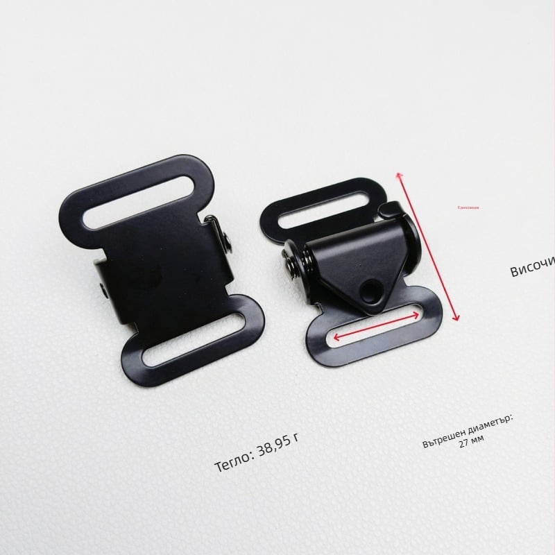 Autonomy Желязна ключалка за багаж със нехлъзгащо се затягане, подсилване и регулируемо покритие