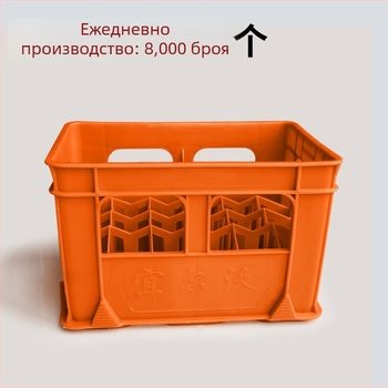 HDPE 24-елементна кошница за напитки, кутия за бира, пластмасова, еднократно формована, товароподемност 50, водоустойчива и влагоустойчива, марка Qibo Plastic Industry