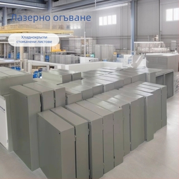 Повърхностно монтирана стенна кутия за управление и разпределение, IP30, студено валцована стомана, 10–250 A