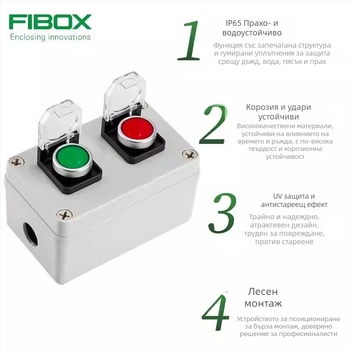 PICCOLO серия пластмасова водоустойчива кутия за терминали, PC корпус, IP65, размери 140×80×85 мм, дебелина на плочата 2 мм, 1 електрически контур, 1 ред