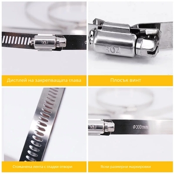 304 неръждаема стомана throat clamp, Yu Yong, за дома и инженерни приложения, персонализиране по поръчка