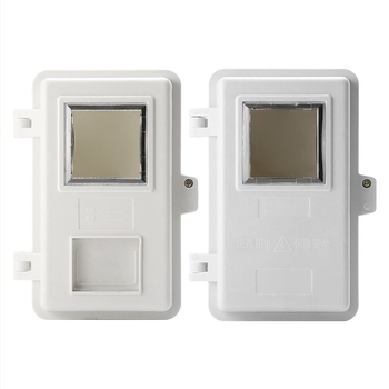 Домашна кутия за електромер FRP, повърхностен монтаж, 1 контур, 1 ред превключватели, IP54