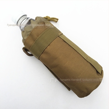 YFBM Тактическа мини чанта за бутилка вода за открити спортове, мултифункционална презрамна чанта за колоездене и походи