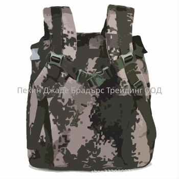 Zero-Six тактическа раница за открито – унисекс, Oxford плат, камуфляжен стил, пускане през есента на 2022 г.