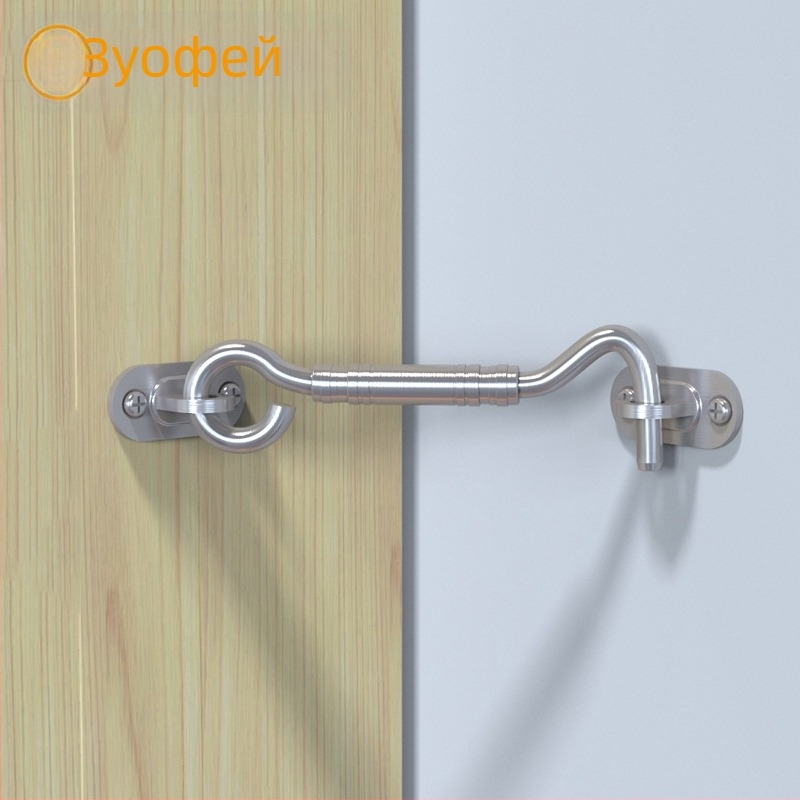 Кука за заключване от 201 неръждаема стомана за врати и плъзгащи врати