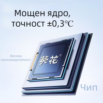 Sunflower HSYL-03 Инфрачервен термометър за чело и ухо, безконтактно измерване на температурата за деца и бебета