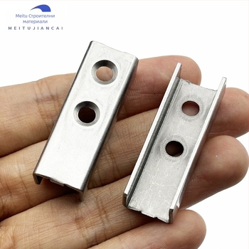 Renba заключваща система за плъзгащи врати и прозорци за балкон – виловидна заключваща планка, неръждаема стомана, за балконни врати и прозорци, модерен стил