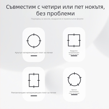 Държач за тенджери за газов котлон – универсален дизайн с четири и пет щифта – Chang Tong, пускан през 2022