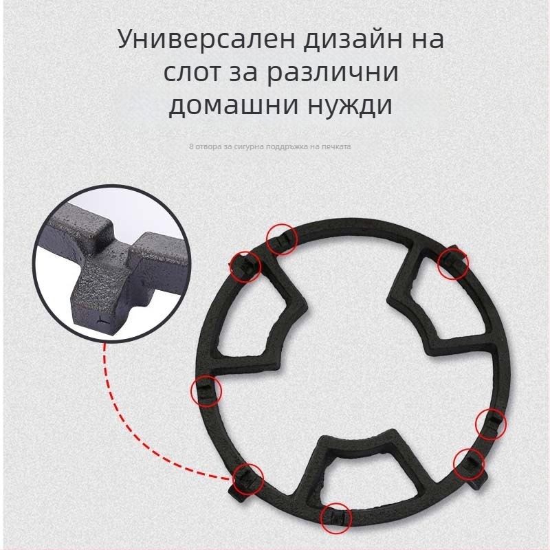 Държач за тенджери за газов котлон – универсален дизайн с четири и пет щифта – Chang Tong, пускан през 2022