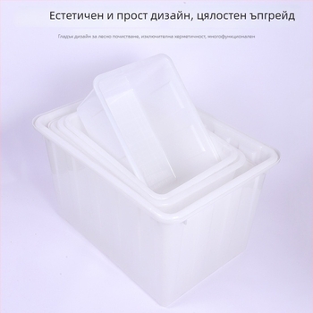 Правоъгълен HDPE воден резервоар – инжекционно формован аквакултурен контейнер, стена 0,5 мм, капацитет 400/300/200/160/90 л