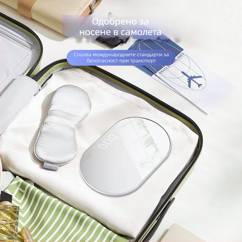 Bluetooth везна за телесна маса Time Star BF2030 с LED дисплей, измерване на телесни мазнини и влага, USB зареждане, диапазон 0.2–180 кг