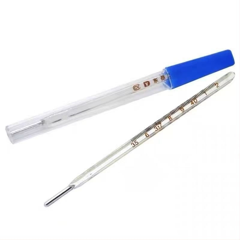 Стъклен ртутен медицински термометър за подмишницата – за деца и възрастни, Dongyue, модел Internal Standard Type