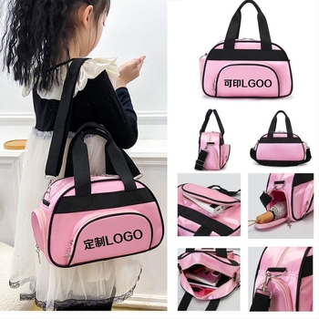 Детска чанта за танци от найлон, устойчива на износване, подплата полиестер, мил стил, за момичета 1–4 години