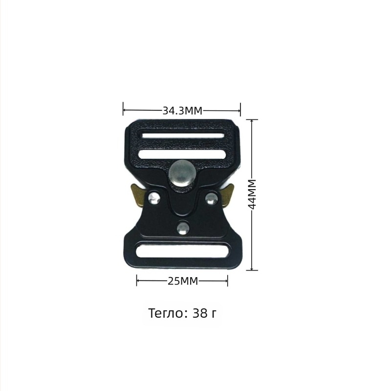 Кобра тактическа катарама за колан, изцяло метална, от цинкова сплав, за оборудване на открито и аксесоари за багаж