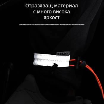 Лента за крак за велосипед ESLNF с найлонова лента, рефлексивен материал и еластична конструкция, регулируема катарама