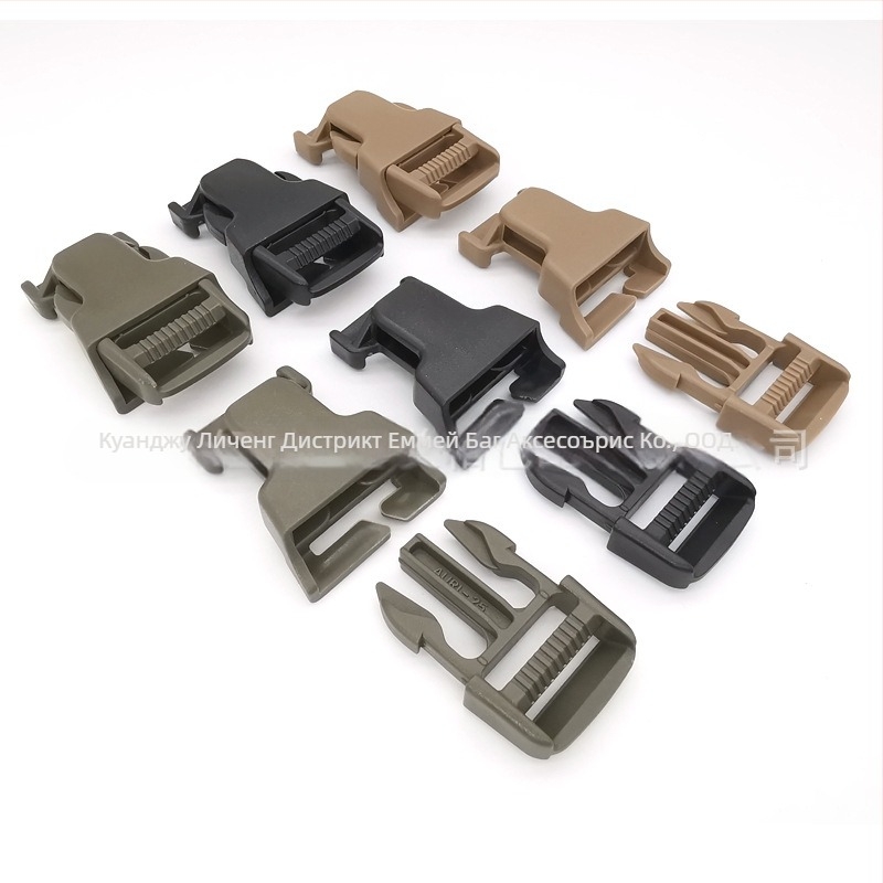 Пластмасови катарами за презрамки на тактическа раница (ПОМ материал, износоустойчиви, Enmei, лято 2023)