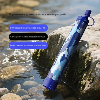 Инструмент за оцеляване: външен воден филтър за спешни случаи – директно пречистване на вода, CIKEFIT