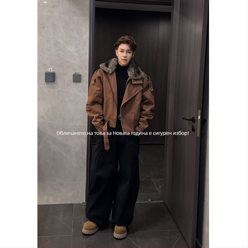 Яке за момчета, Lyocell 100%, топлина, пролет, камуфлаж