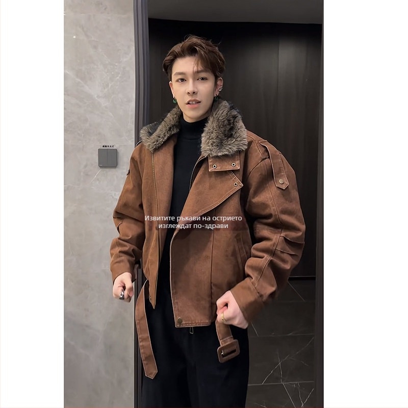 Яке за момчета, Lyocell 100%, топлина, пролет, камуфлаж