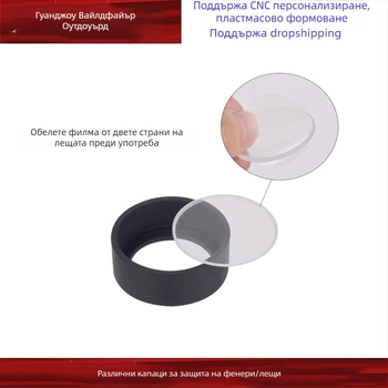 Защитен капак за фенерче съвместим с T1/T2/X300V/X400V/SRO/MRO, пластмасов, силово управление